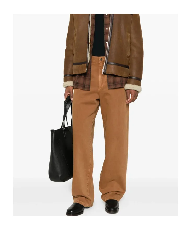 Straight-Leg Casual Pants