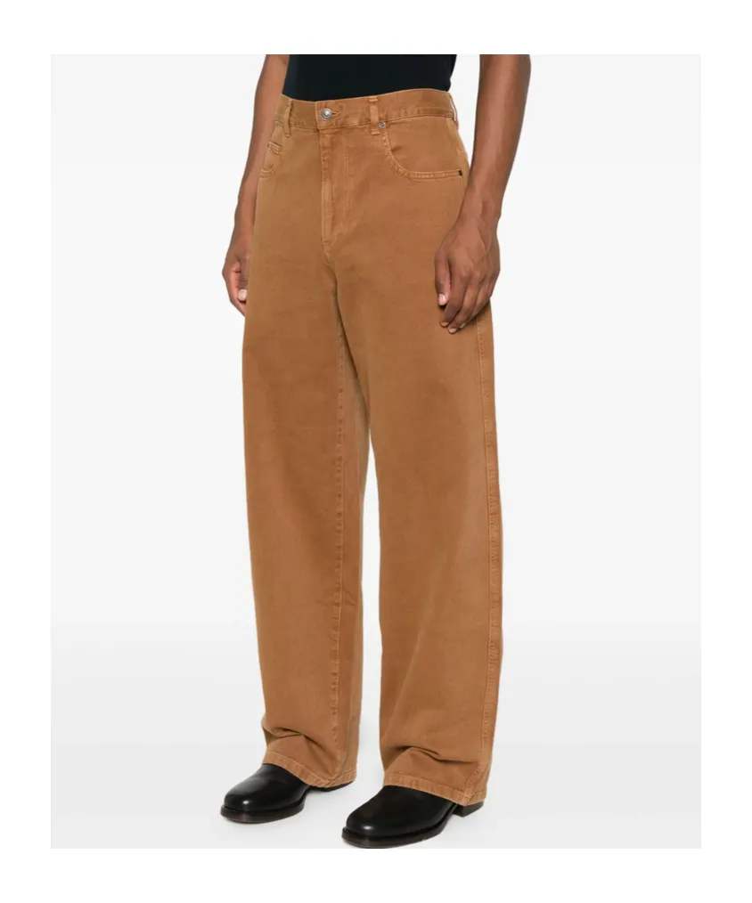 Straight-Leg Casual Pants