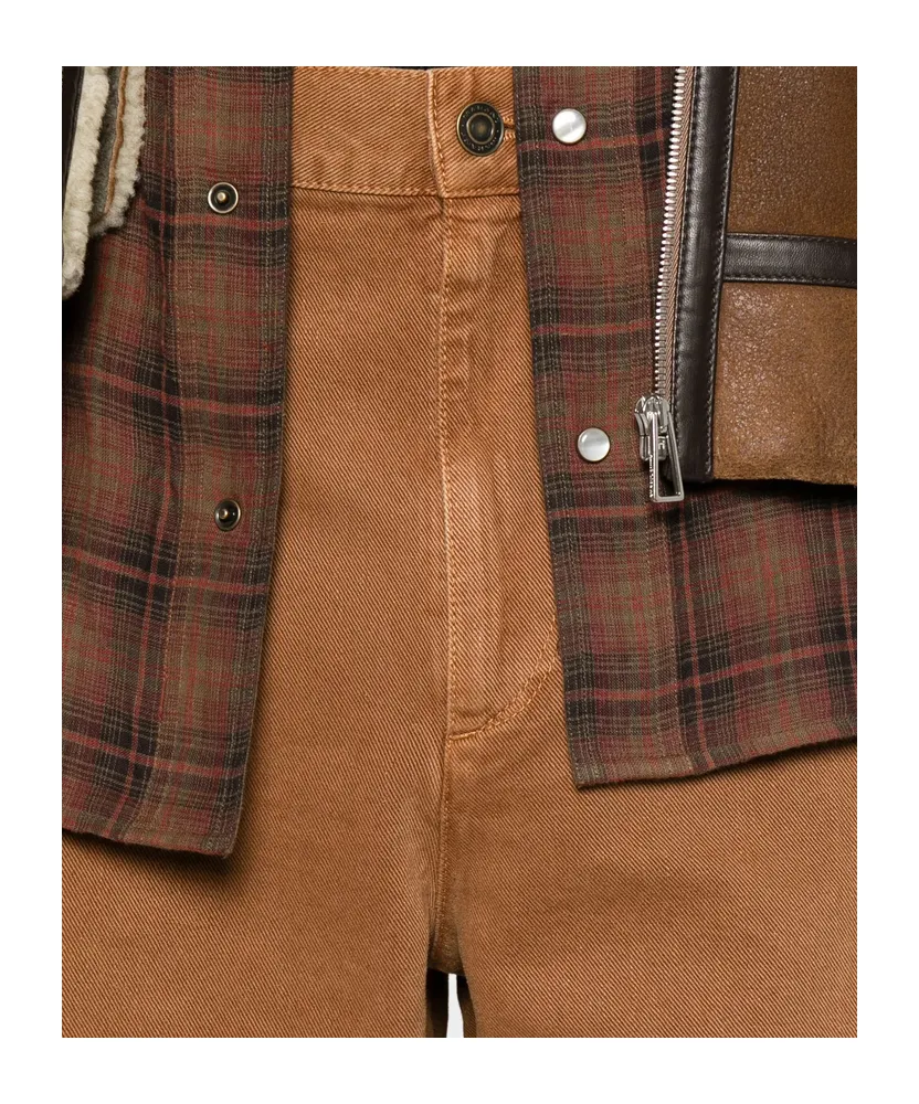 Straight-Leg Casual Pants