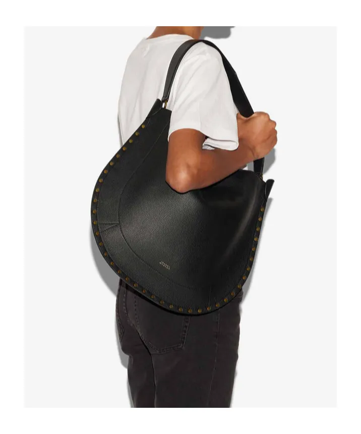 Oskan Hobo Soft Bag In Grained Leather