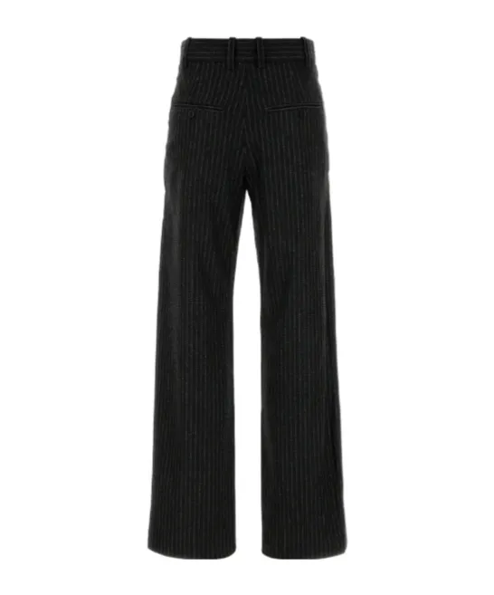 Embroidered Wool Blend Lisetta Pants