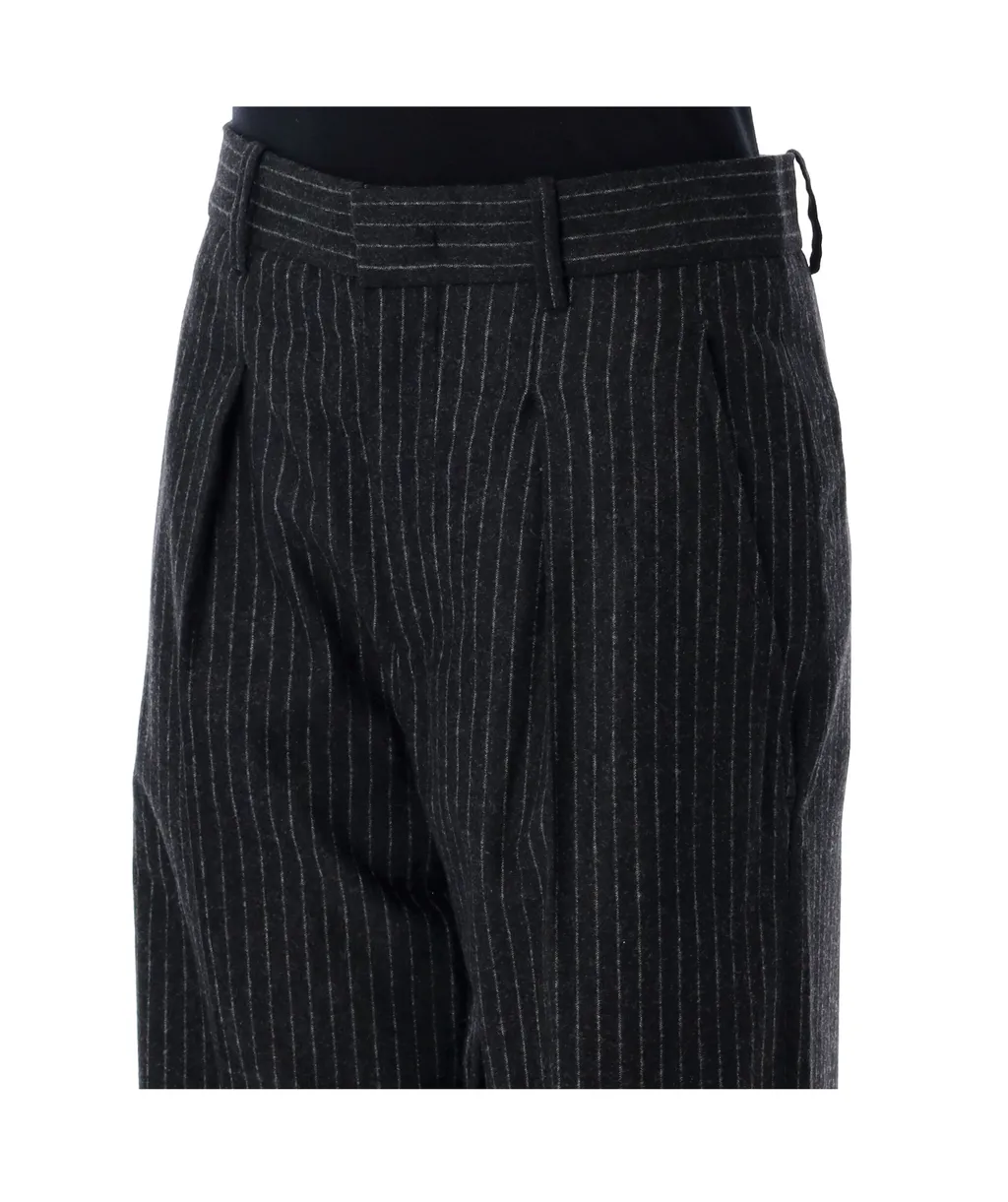Embroidered Wool Blend Lisetta Pants