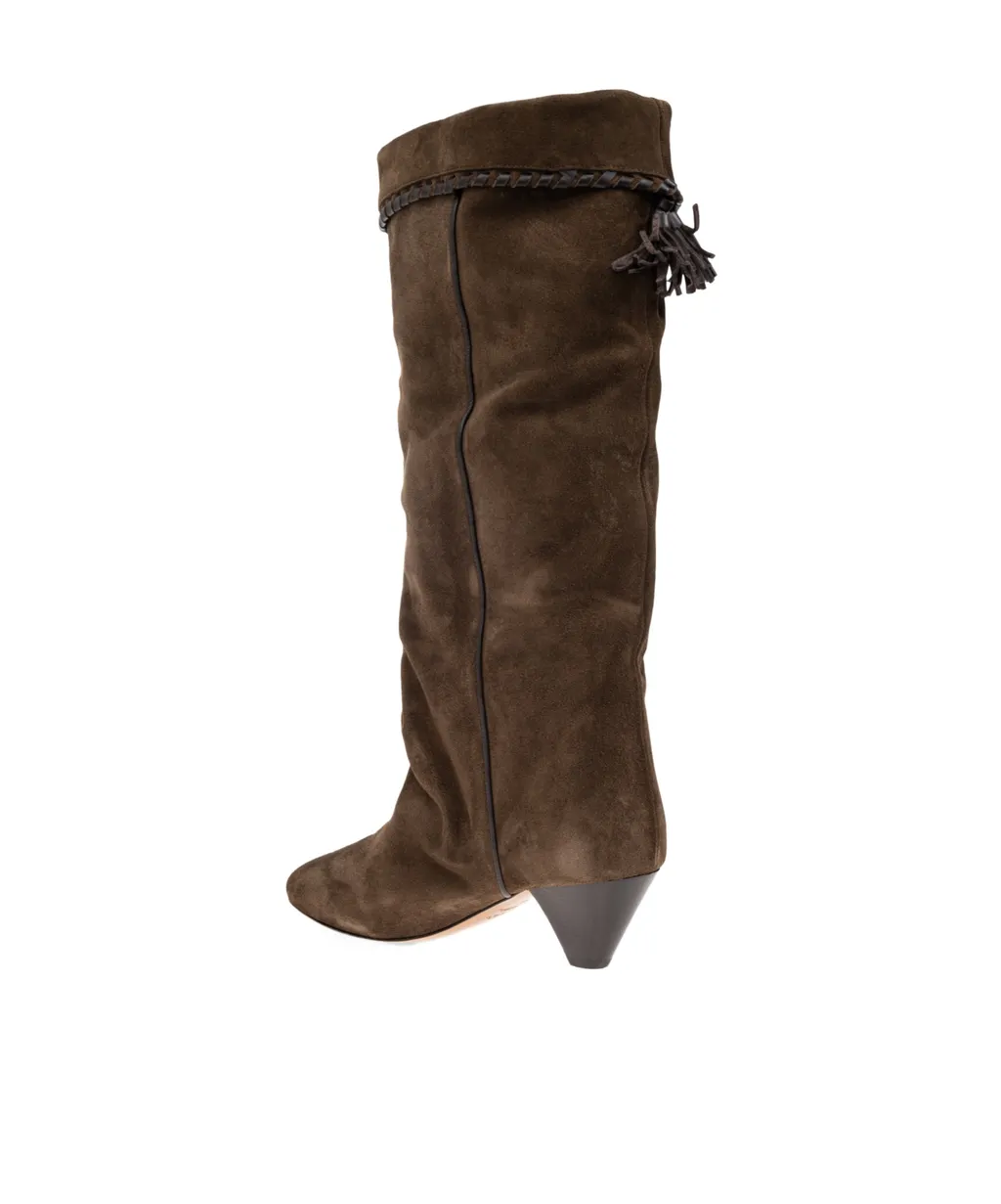 Pleated Boots