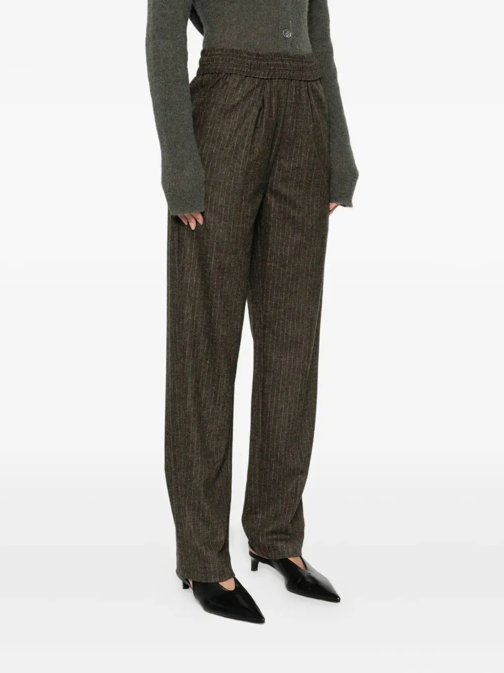 Elastic Waist Casual Pants