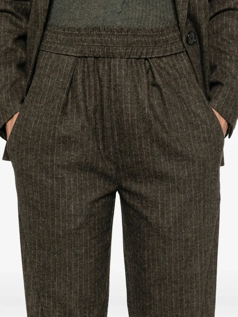 Elastic Waist Casual Pants