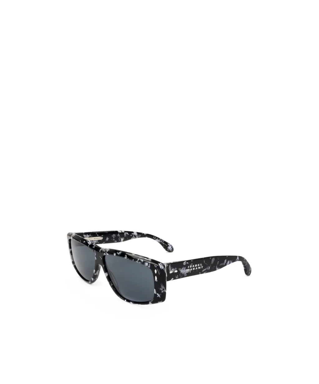 Geometric Frame Sunglasses