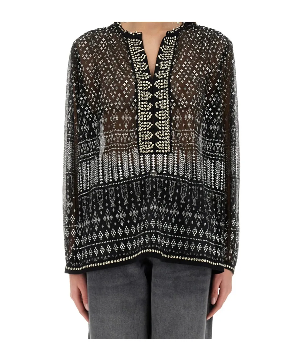 Nickie V-Neck Blouse