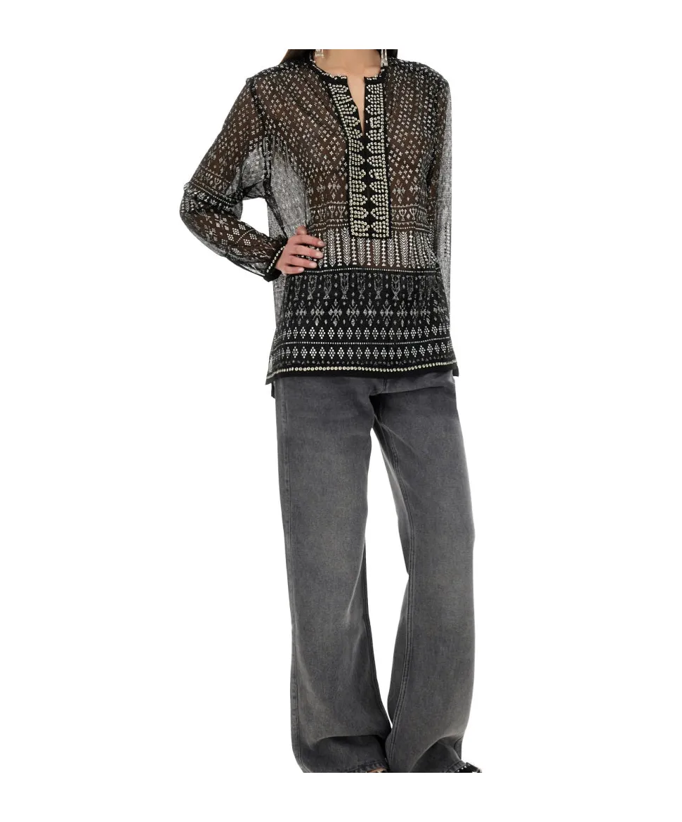 Nickie V-Neck Blouse