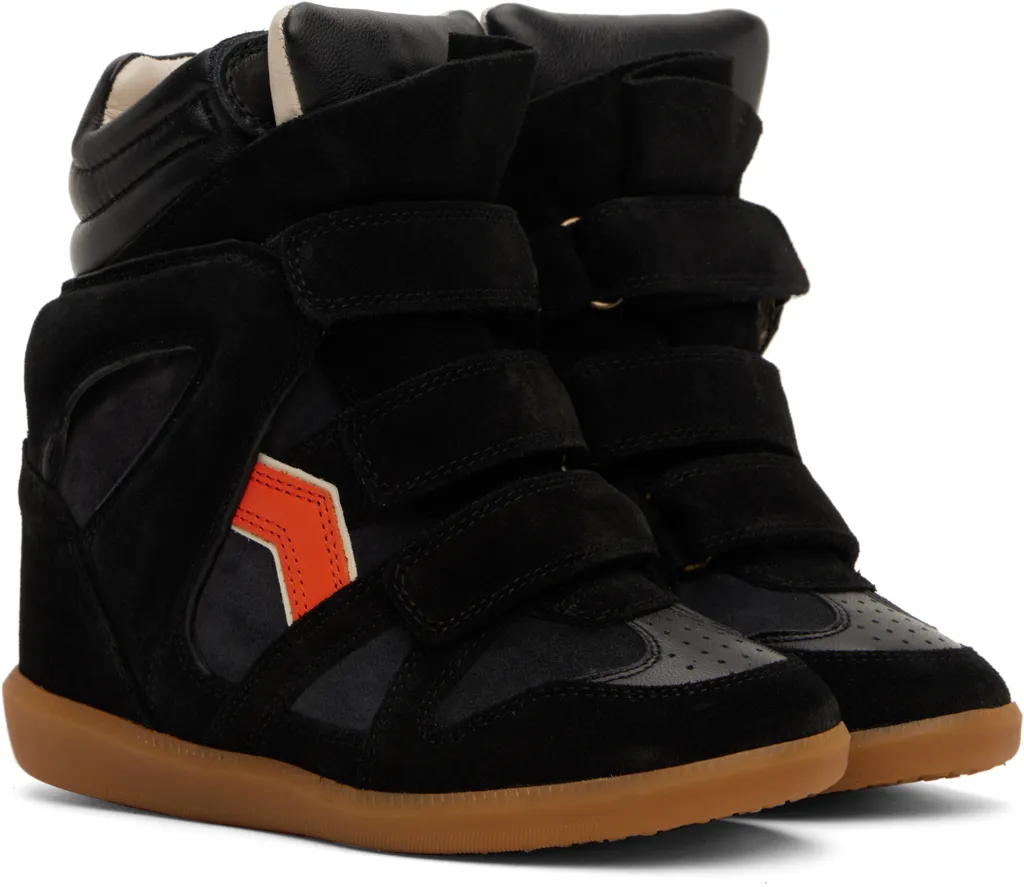 Round Toe High Top Sneakers