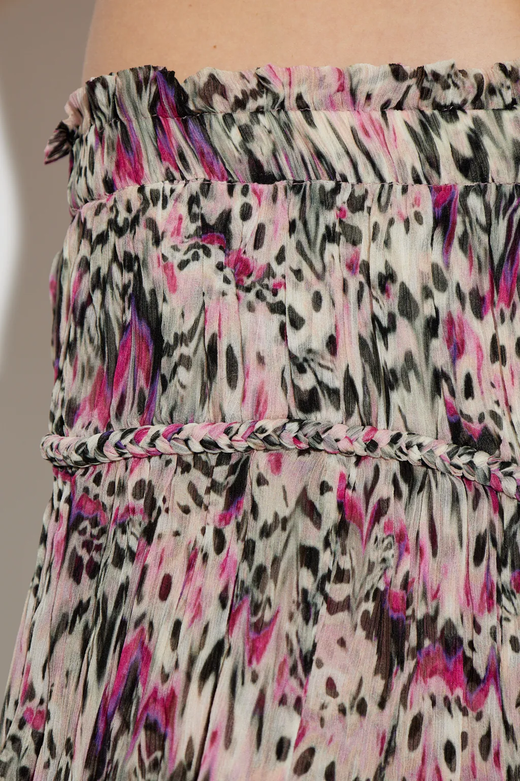 Roumi Georgette Crepe Skirt