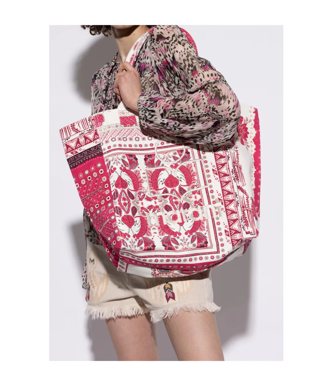Yenky Logo Embroidered Shopping Bag