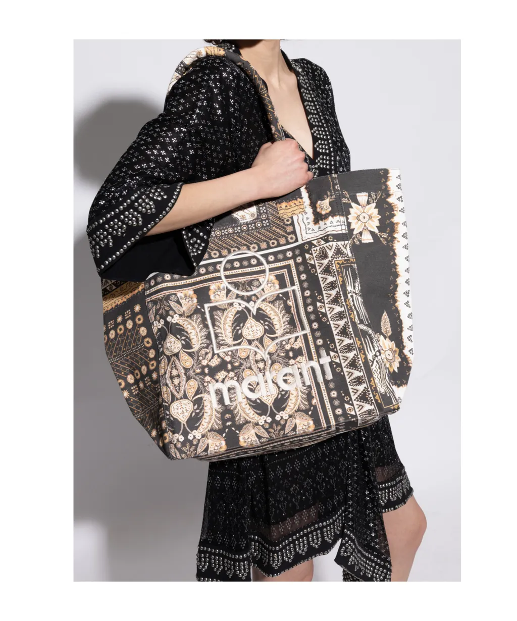 Yenky Logo Embroidered Shopping Bag