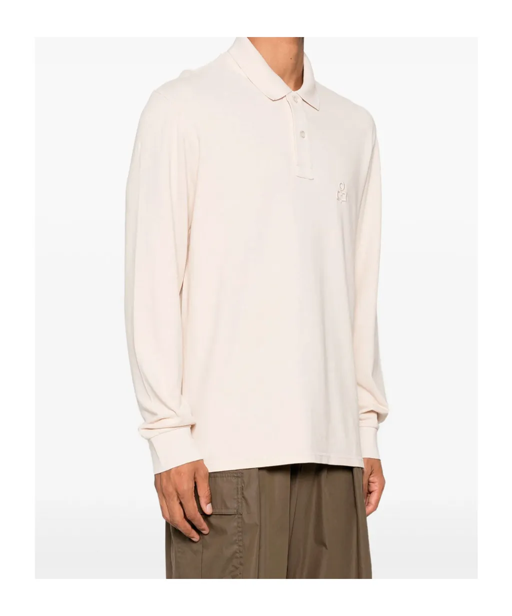 Long-Sleeved Polo Shirt