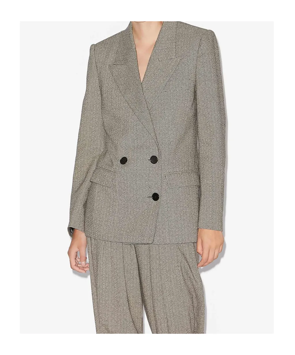 Irma Double-Breasted Tailored Blazer