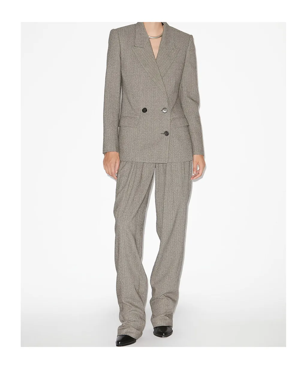 Irma Double-Breasted Tailored Blazer