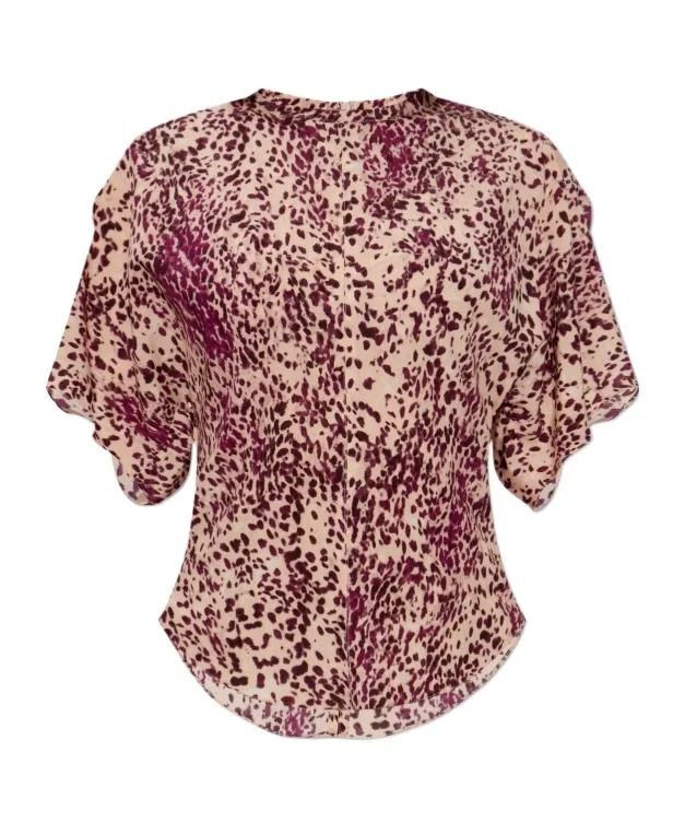 Karlita Abstract Printed Top
