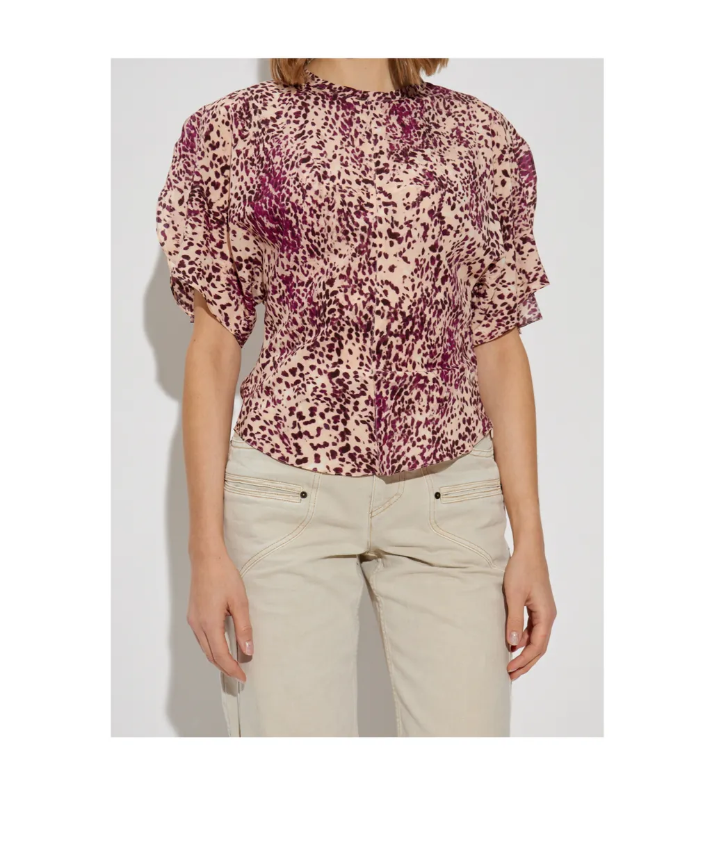 Karlita Abstract Printed Top