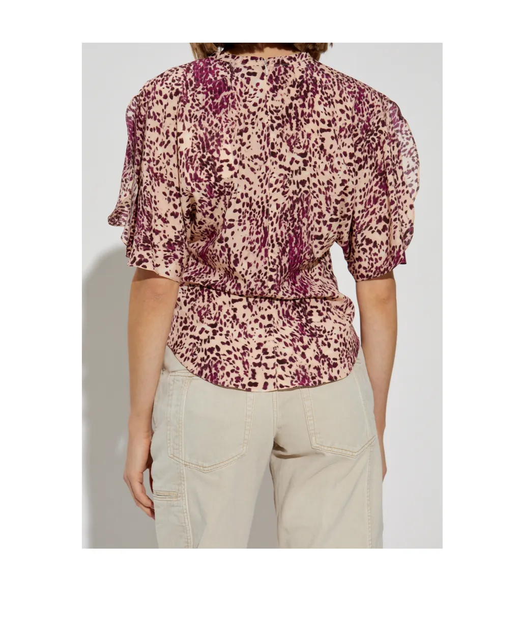 Karlita Abstract Printed Top
