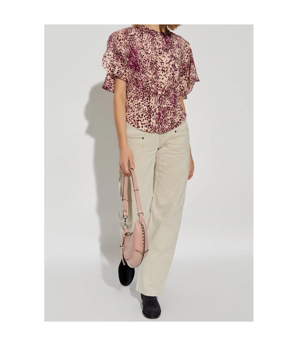 Karlita Abstract Printed Top