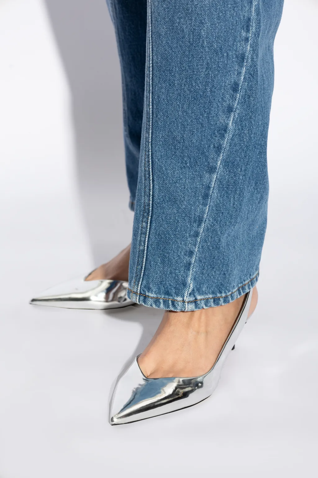 Padim Pointed-Toe Slingback Pumps
