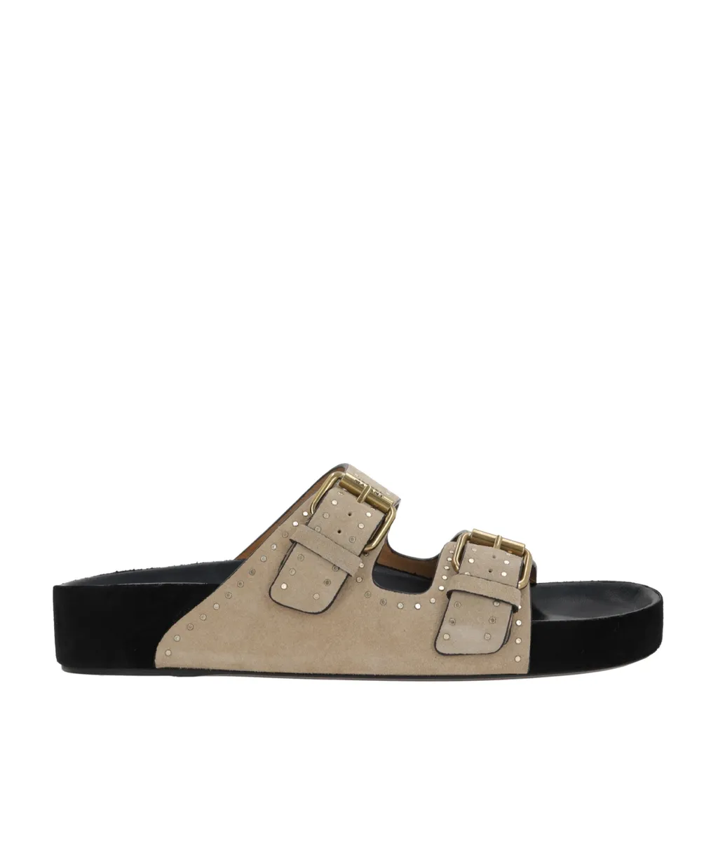 Lennyo Slip-On Buckle Sandals