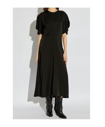 Keany Short-Sleeve Midi Dress