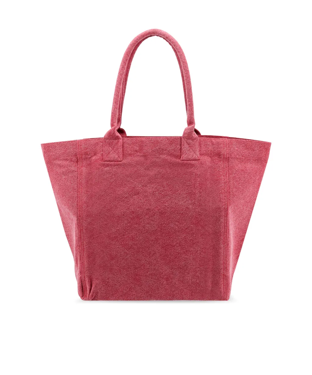 Yenky Canvas Logo Embroidered Handbag