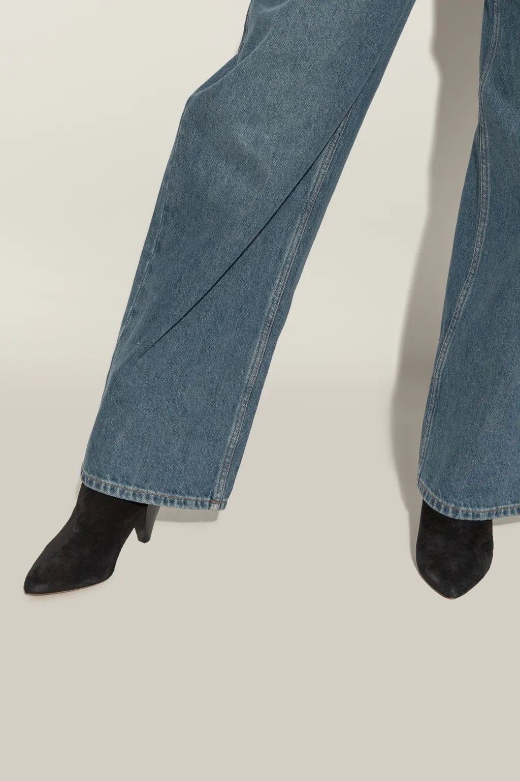 Pointed Toe Heeled Boots