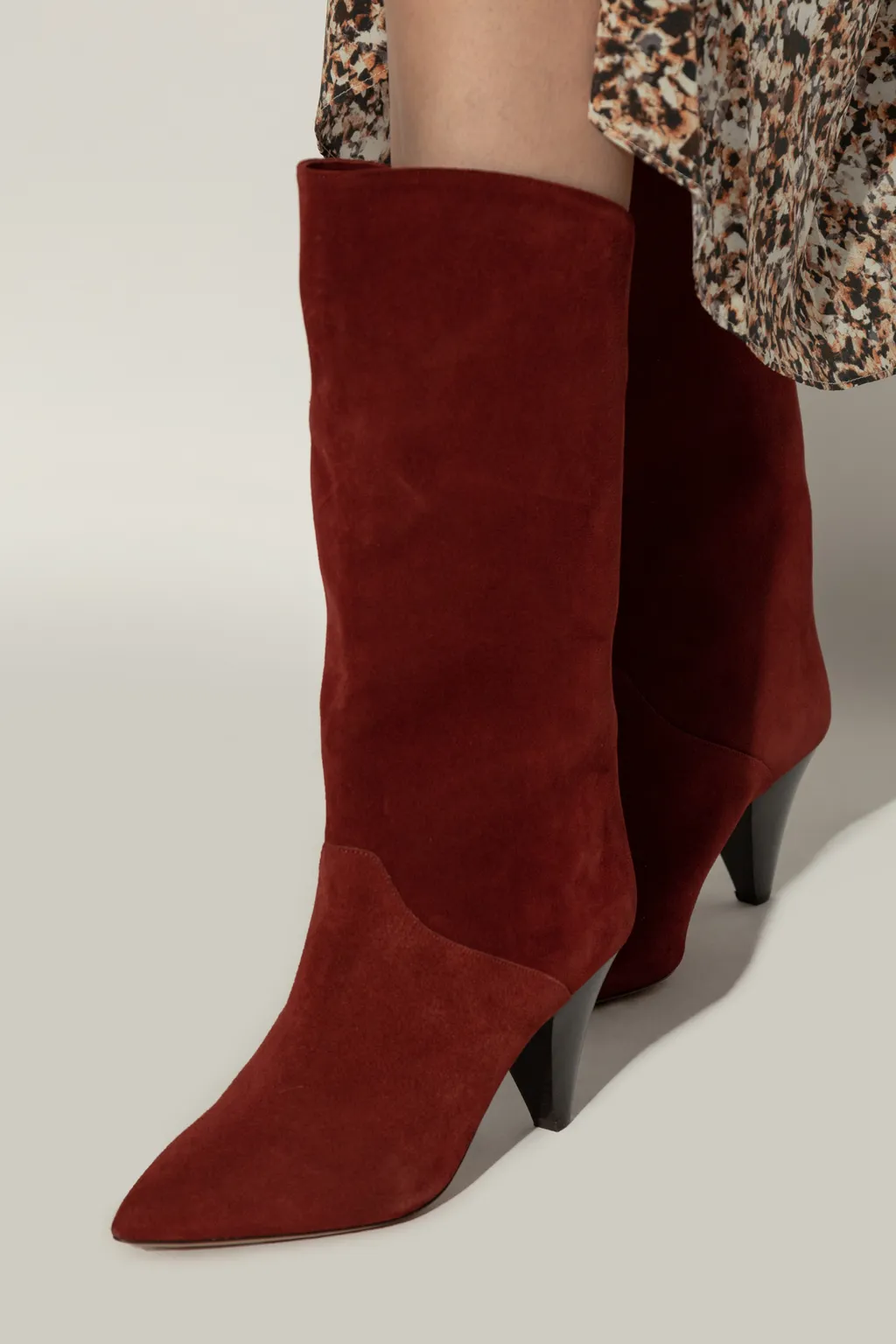 Pointed Toe Heeled Boots