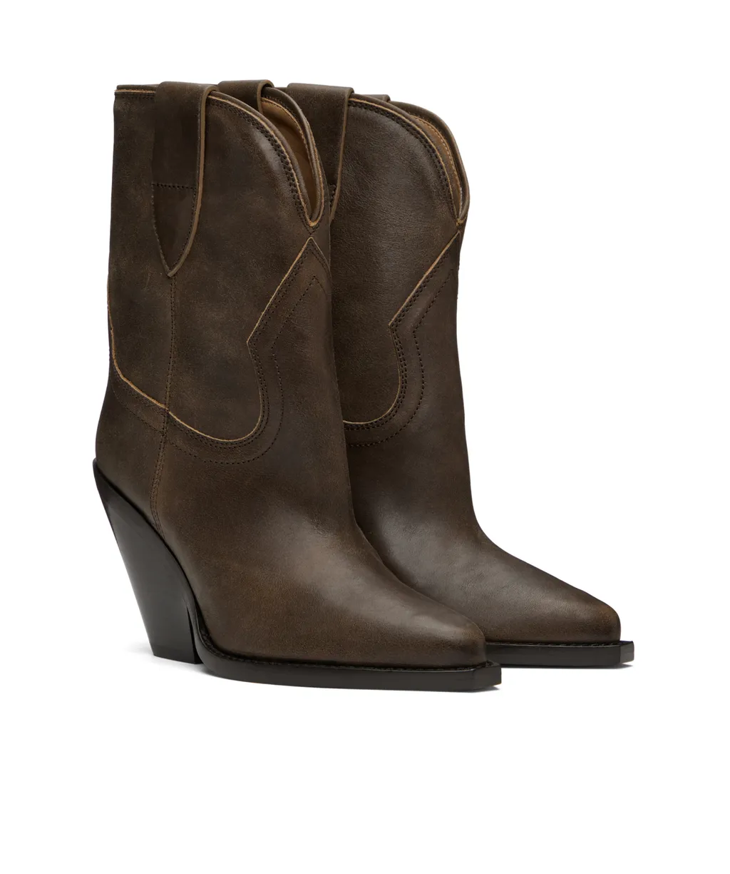 Pointed Short Boots