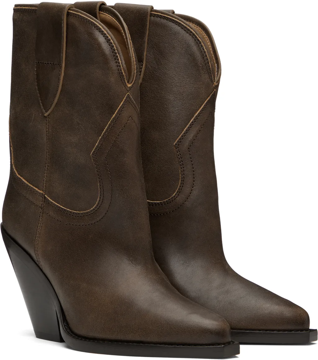 Pointed Short Boots