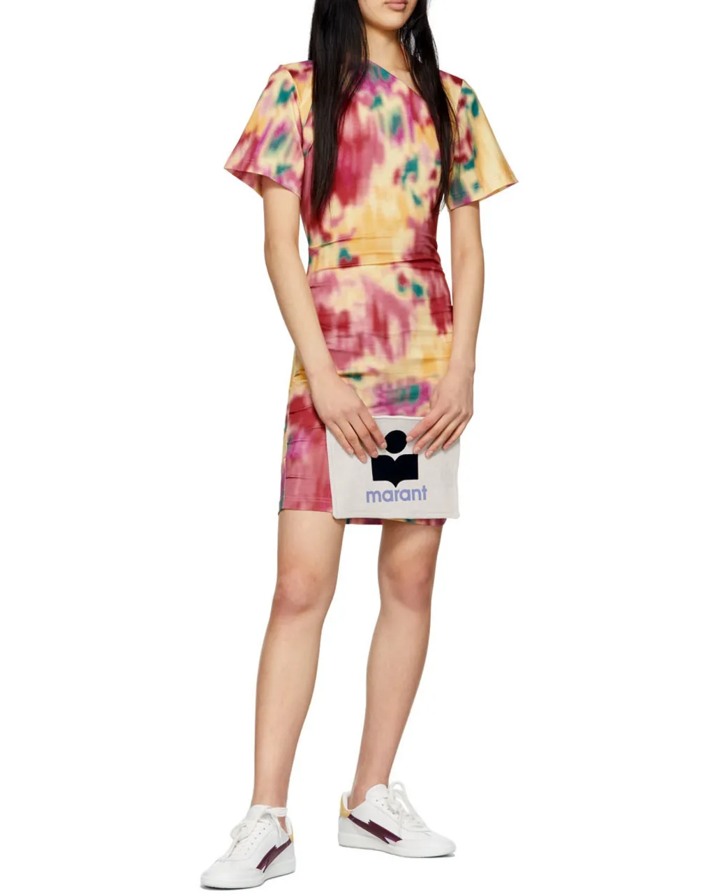 Tie-Dyed Slim Dress