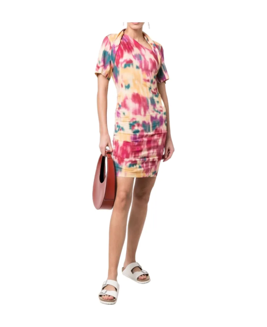 Tie-Dyed Slim Dress