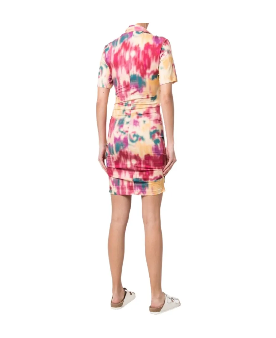 Tie-Dyed Slim Dress