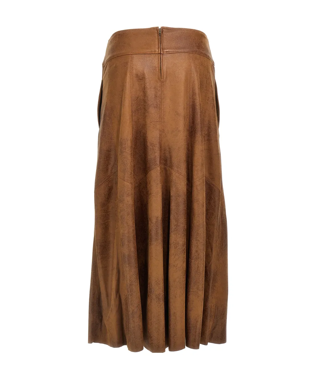 Genevi Flared Midi Skirt
