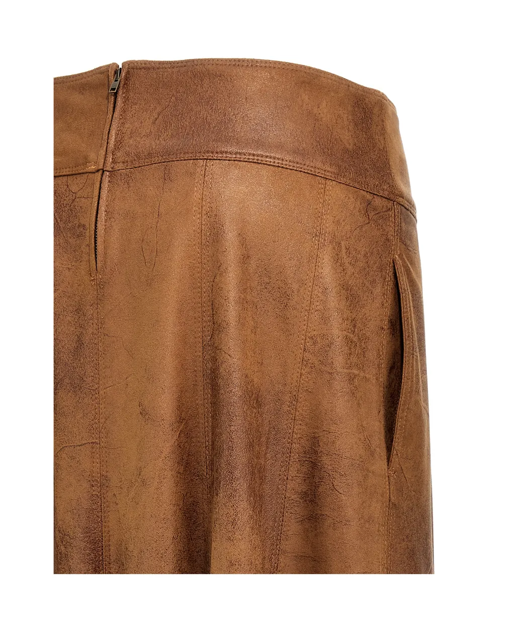 Genevi Flared Midi Skirt