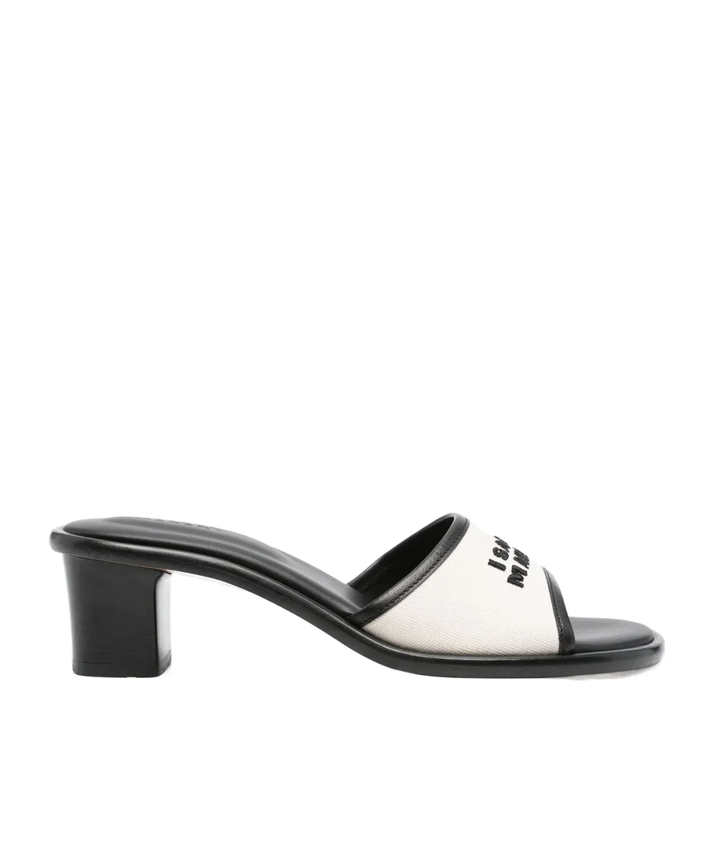 Logo High-Heeled Sandals