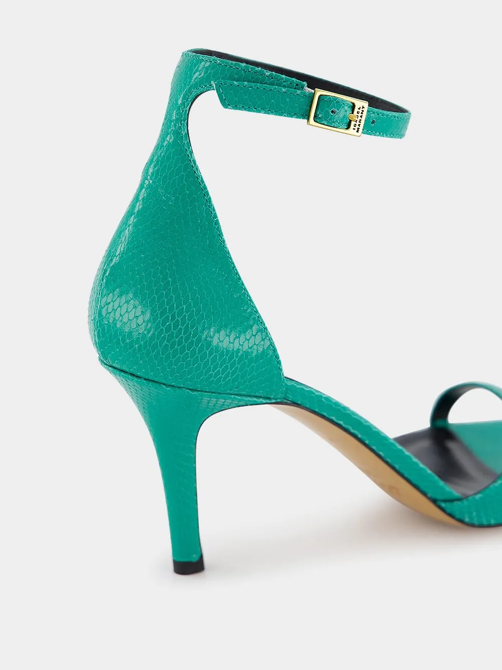 Round Head High-Heeled Sandals