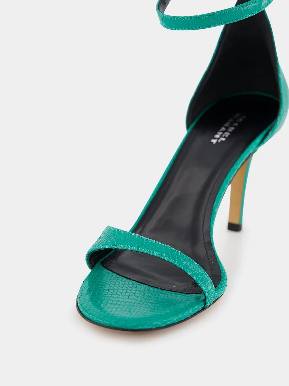 Round Head High-Heeled Sandals