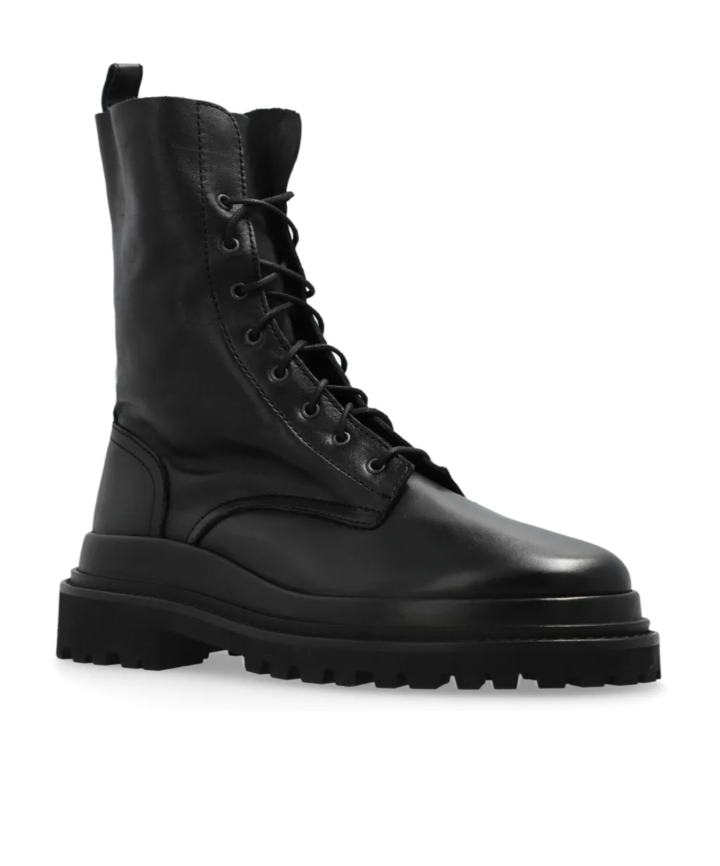 Ghiso Lace-Up Combat Boots