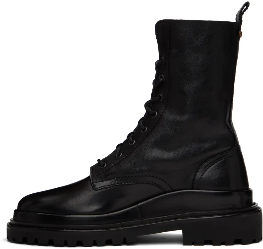Ghiso Lace-Up Combat Boots