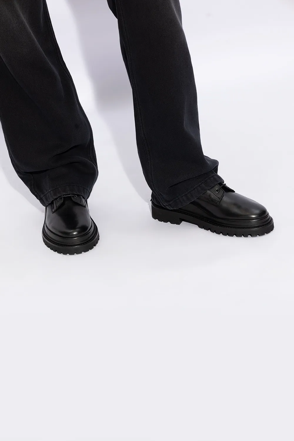 Ghiso Lace-Up Combat Boots