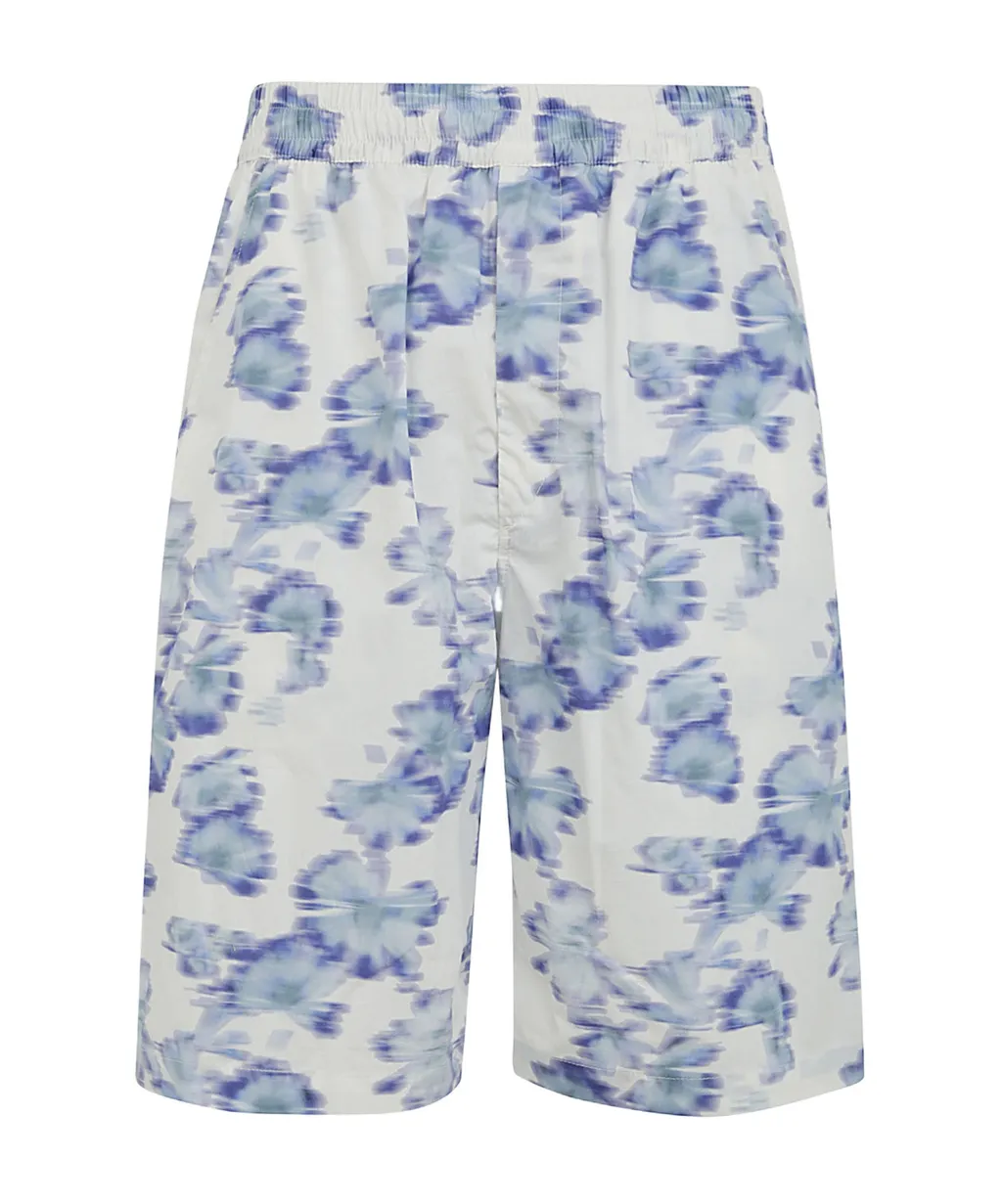 Pattern-Printed Shorts