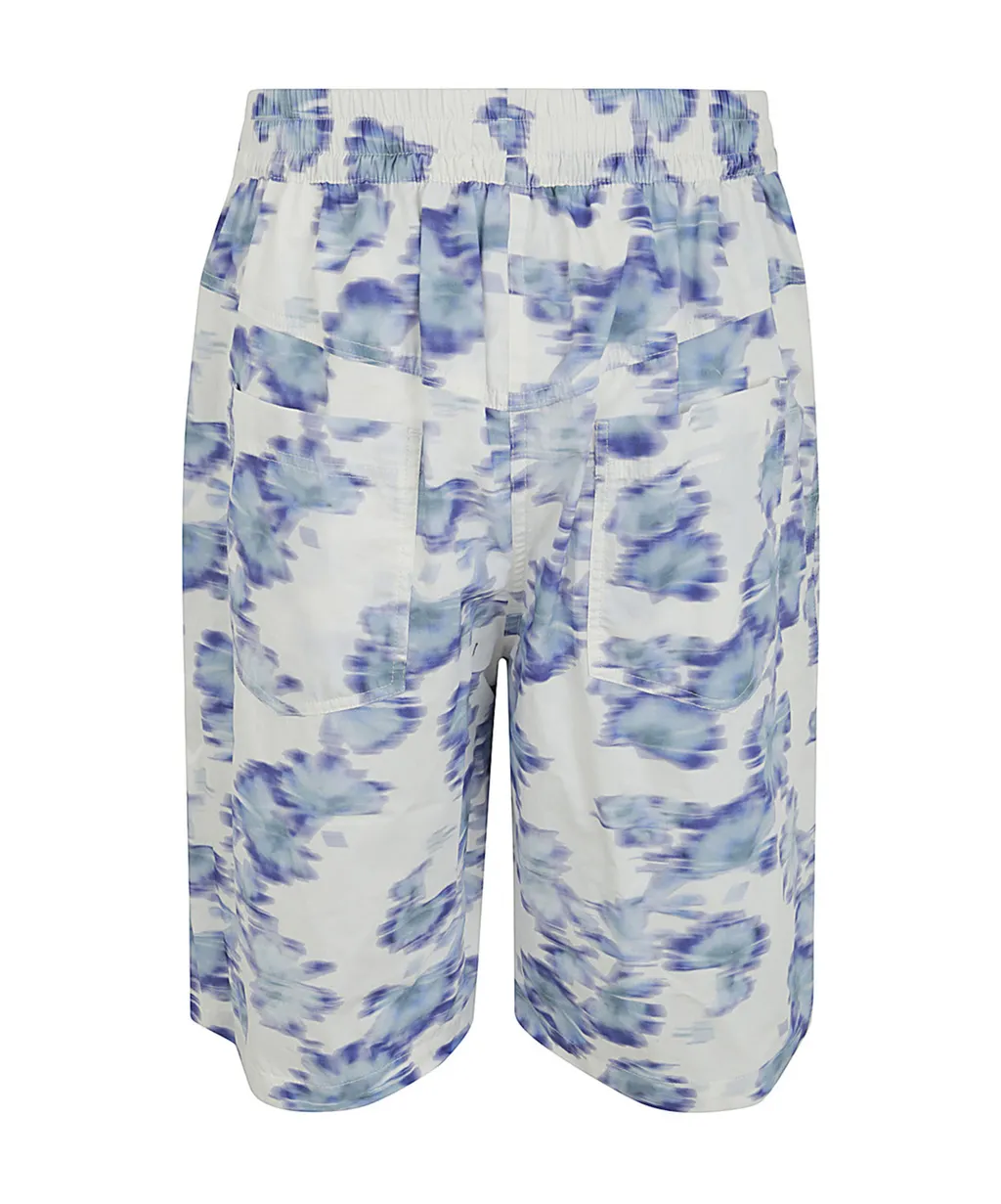 Pattern-Printed Shorts