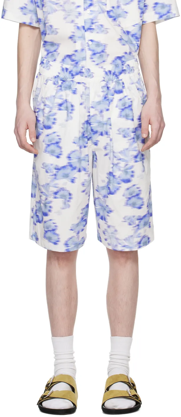 Pattern-Printed Shorts