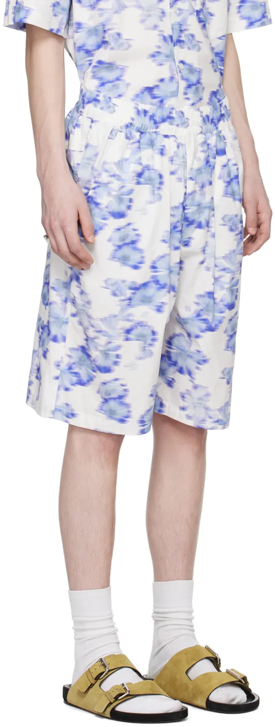 Pattern-Printed Shorts