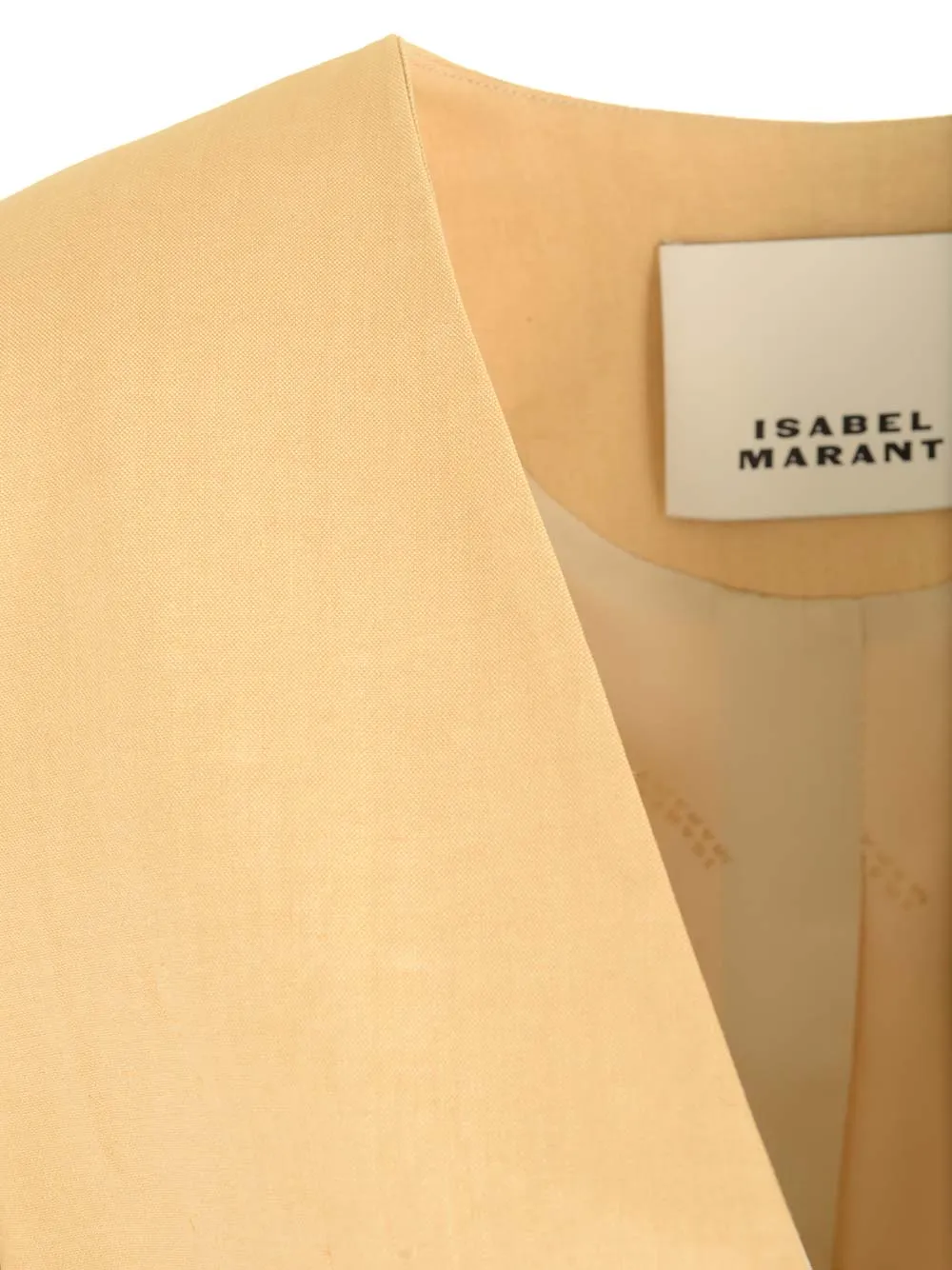 Single Breasted Collarless Blazer