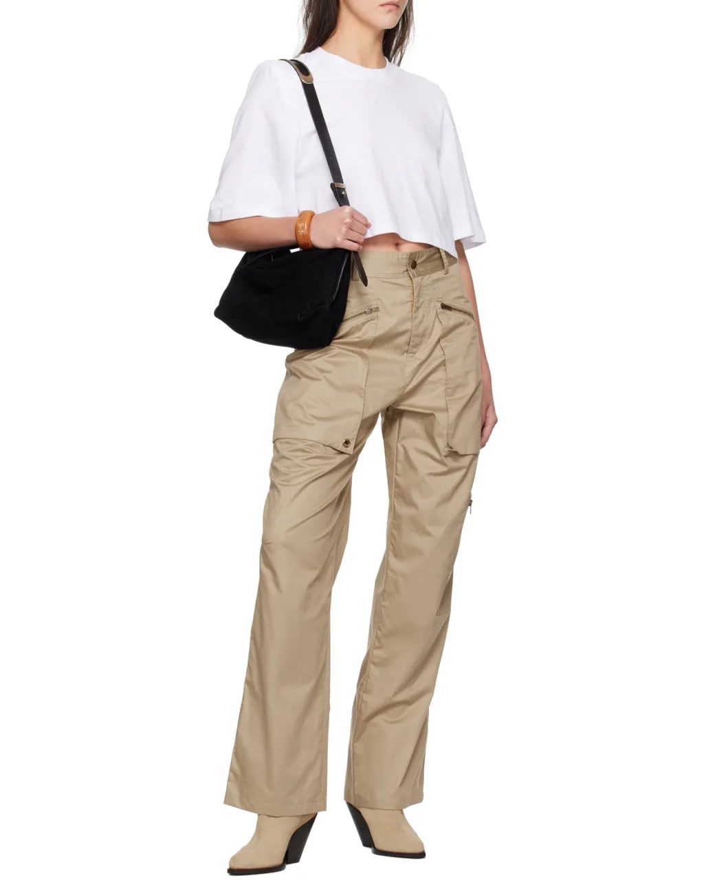 Crewneck Cropped T-Shirt