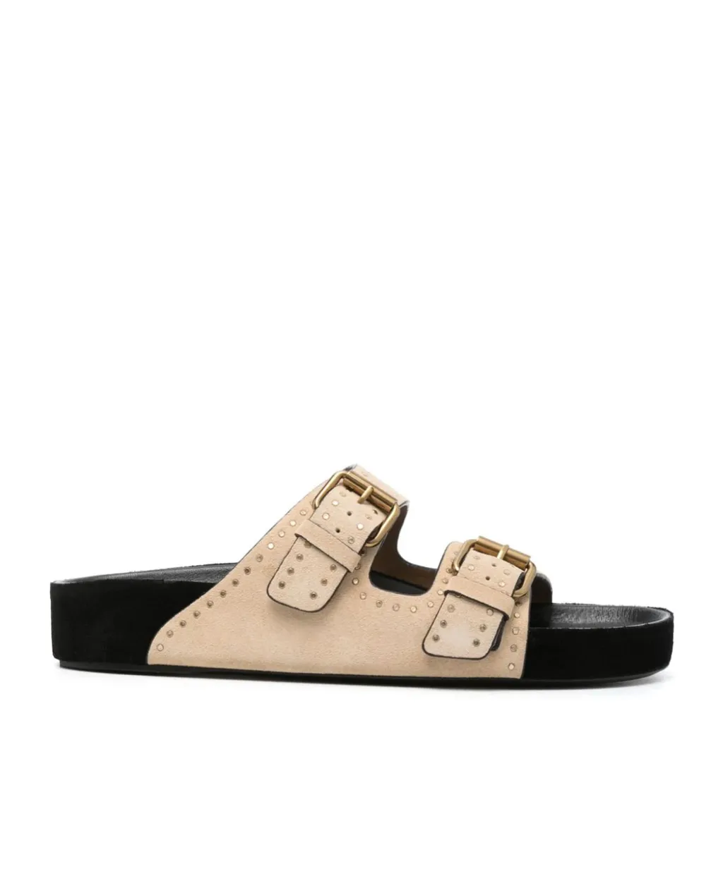 Lennyo Slip-On Buckle Sandals