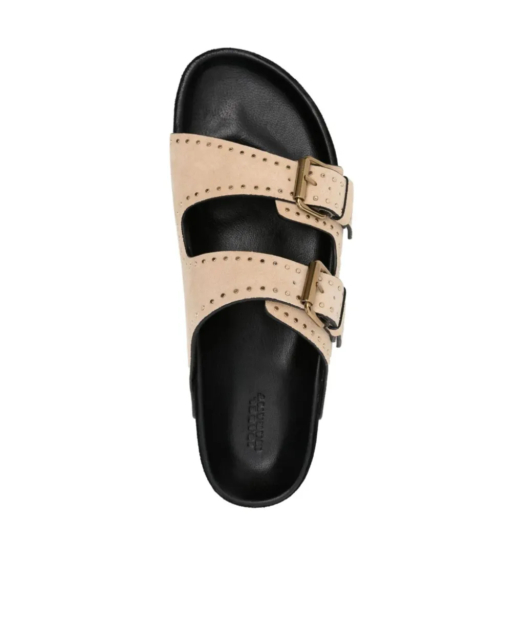 Lennyo Slip-On Buckle Sandals